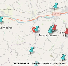 Mappa 62015 Monte San giusto MC, Italia (5.69727)