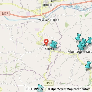 Mappa 62015 Monte San giusto MC, Italia (3.45308)