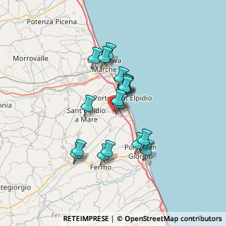 Mappa Str. Acqualato, 63821 Porto Sant'Elpidio FM, Italia (5.75556)