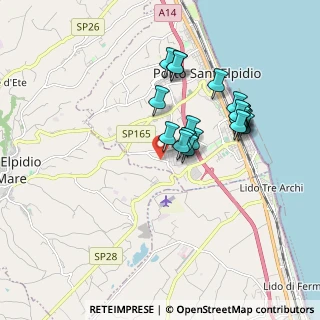 Mappa Str. Acqualato, 63821 Porto Sant'Elpidio FM, Italia (1.6625)