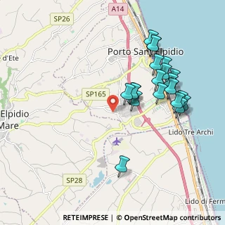 Mappa Str. Acqualato, 63821 Porto Sant'Elpidio FM, Italia (2.0375)