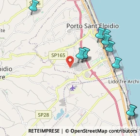 Mappa Str. Acqualato, 63821 Porto Sant'Elpidio FM, Italia (2.38727)