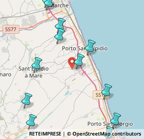 Mappa Str. Acqualato, 63821 Porto Sant'Elpidio FM, Italia (5.55083)