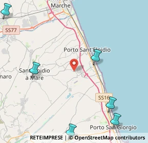 Mappa Str. Acqualato, 63821 Porto Sant'Elpidio FM, Italia (7.12917)