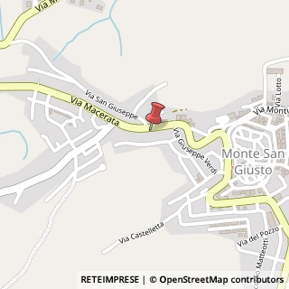 Mappa Via Macerata, 97, 62015 Monte San Giusto, Macerata (Marche)