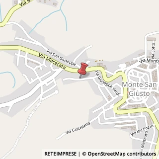 Mappa Via P. Mascagni, 70, 62015 Monte San Giusto, Macerata (Marche)