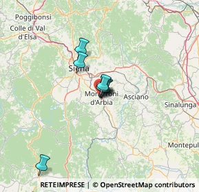 Mappa Str. del Gorello, 53014 Monteroni d'Arbia SI, Italia (23.265)