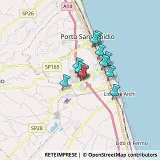 Mappa Via Consorzio, 63821 Porto Sant'Elpidio FM, Italia (1.15083)