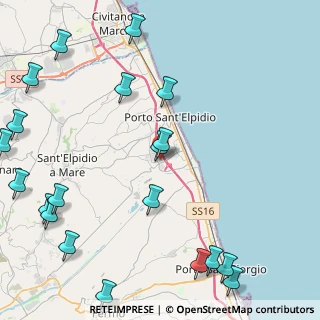 Mappa Via Consorzio, 63821 Porto Sant'Elpidio FM, Italia (6.388)