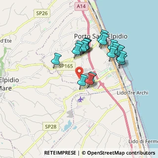 Mappa Strada Acqualato, 63821 Porto Sant'Elpidio FM, Italia (1.6925)