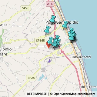 Mappa Strada Acqualato, 63821 Porto Sant'Elpidio FM, Italia (1.6005)