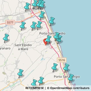 Mappa Strada Acqualato, 63821 Porto Sant'Elpidio FM, Italia (5.858)