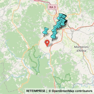 Mappa SC del Padule, 53018 Sovicille SI, Italia (8.3815)