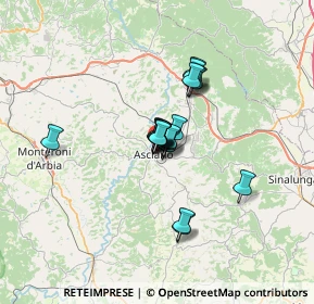 Mappa Via Mario Mencarelli, 53041 Asciano SI, Italia (4.0525)