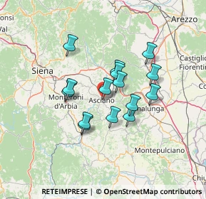 Mappa Via Mario Mencarelli, 53041 Asciano SI, Italia (10.77333)