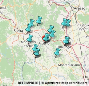 Mappa Via Mario Mencarelli, 53041 Asciano SI, Italia (11.08368)
