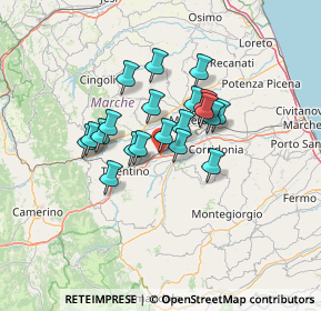 Mappa Località, 62029 Tolentino MC, Italia (9.96)