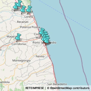 Mappa Via Firenze, 63821 Porto Sant'Elpidio FM, Italia (15.75)