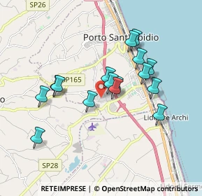 Mappa Via dell'industria, 63821 Porto Sant'Elpidio FM, Italia (1.63)