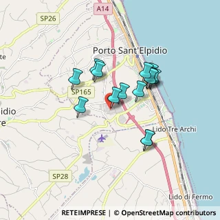 Mappa Via dell'industria, 63821 Porto Sant'Elpidio FM, Italia (1.47533)
