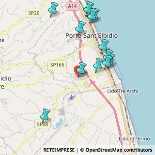 Mappa Via dell'industria, 63821 Porto Sant'Elpidio FM, Italia (2.38846)