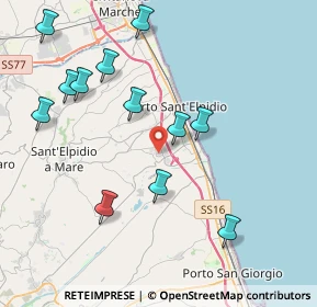 Mappa Via dell'industria, 63821 Porto Sant'Elpidio FM, Italia (4.43917)