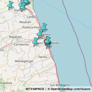 Mappa Via dell'industria, 63821 Porto Sant'Elpidio FM, Italia (21.72769)