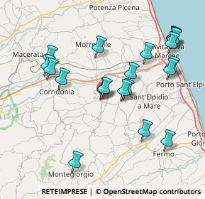 Mappa Via Giovanni Pascoli, 62015 Monte San Giusto MC, Italia (8.513)