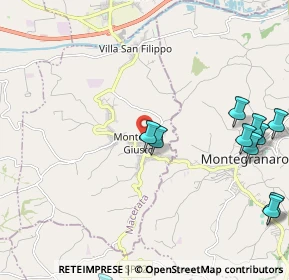 Mappa Via Giovanni Pascoli, 62015 Monte San Giusto MC, Italia (3.34467)