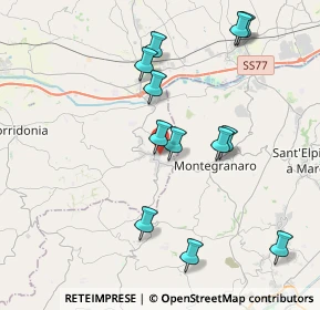 Mappa Via Giovanni Pascoli, 62015 Monte San Giusto MC, Italia (4.12167)