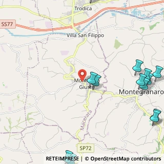 Mappa Via P. Mascagni, 62015 Monte San Giusto MC, Italia (3.39692)