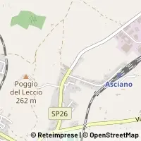 Karte Asciano