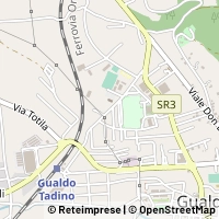 Map Gualdo Tadino