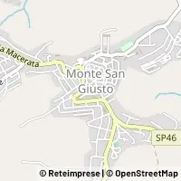 Mapa Monte San Giusto