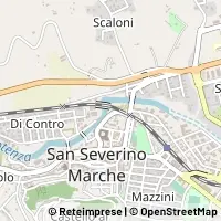Map San Severino Marche