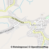 지도 Monte San Giusto