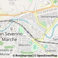 Map San Severino Marche
