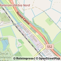 Karta Monteroni d'Arbia