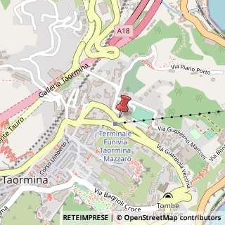 Mappa Vicolo S San Pancrazio,  53, 98039 Taormina, Messina (Sicilia)