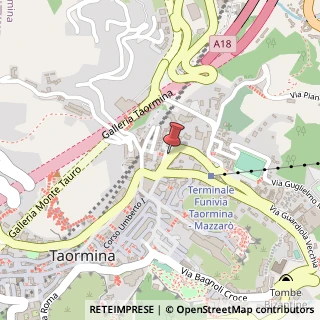 Mappa Vicolo S San Pancrazio,  25, 98039 Taormina, Messina (Sicilia)