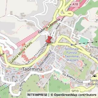 Mappa Via Circonvallazione, 5, 98039 Taormina, Messina (Sicilia)