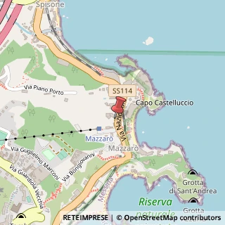 Mappa Via Nazionale, 238, 98039 Taormina, Messina (Sicilia)