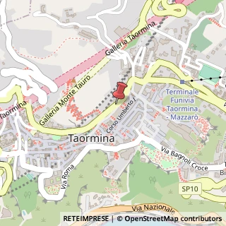 Mappa Via Circonvallazione, 13, 98039 Taormina, Messina (Sicilia)