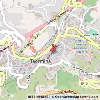 Mappa Corso Umberto, 104, 98039 Taormina, Messina (Sicilia)