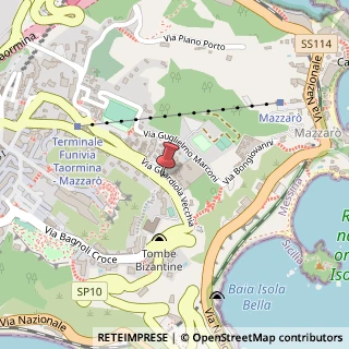 Mappa Via Luigi Pirandello, 38, 98039 Taormina, Messina (Sicilia)