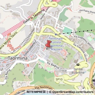 Mappa Via Dietro La Noce, 98039 Taormina ME, Italia, 98039 Taormina, Messina (Sicilia)