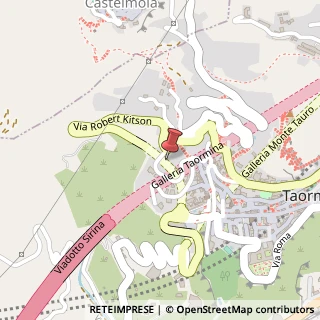 Mappa Via Roberto Rimini, 12, 98039 Taormina, Messina (Sicilia)