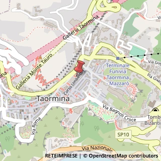 Mappa Corso Umberto, 59, 98039 Taormina, Messina (Sicilia)