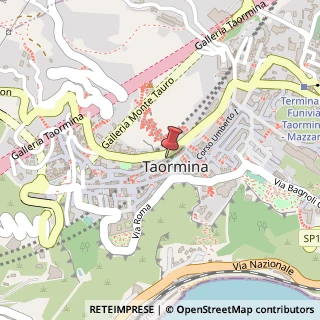 Mappa Via Tommaso Fazzello, 2, 98039 Taormina, Messina (Sicilia)