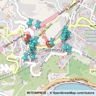 Mappa Piazza IX Aprile, 98039 Taormina ME, Italia (0.236)